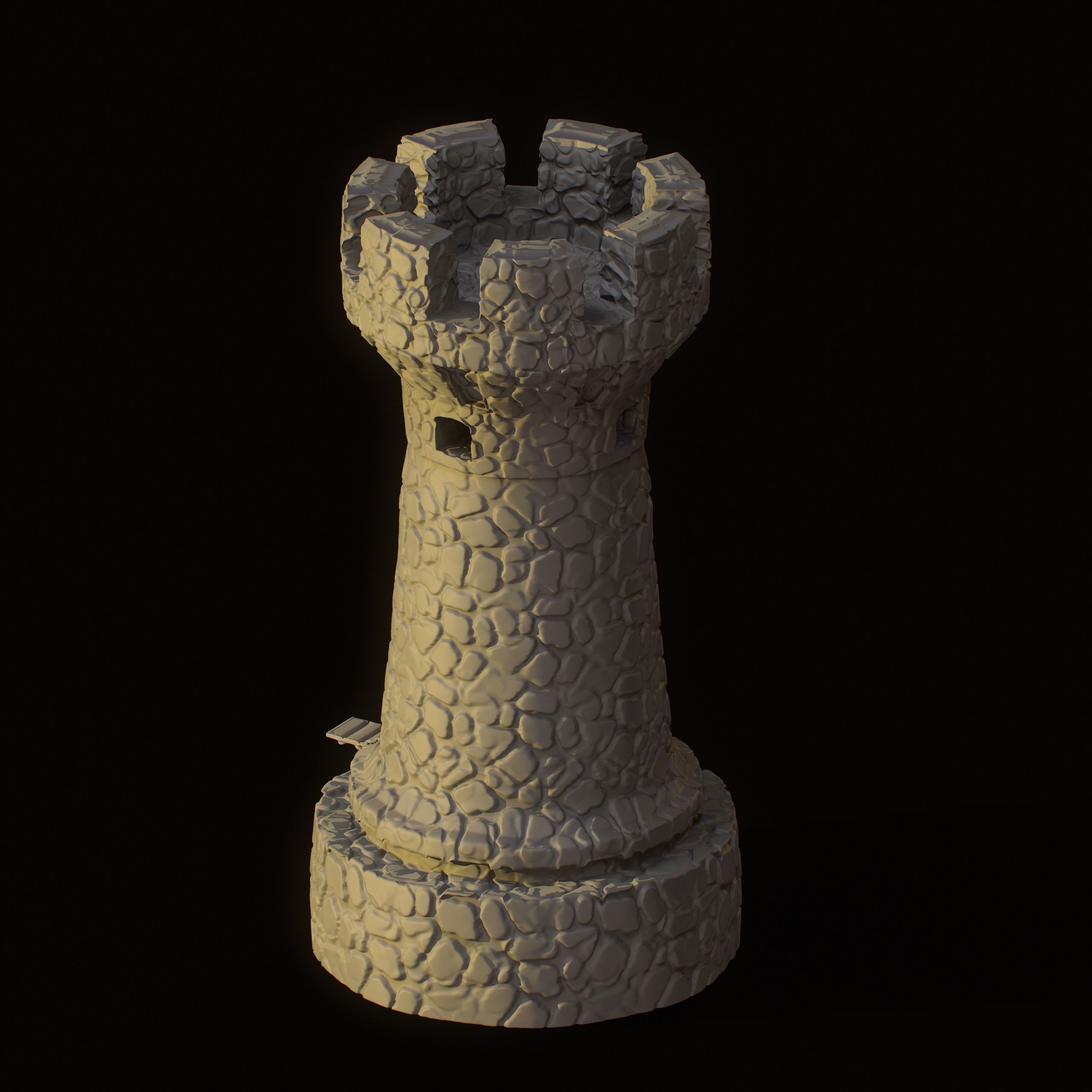 Chess Castle 3d Print Model 3D print model_3