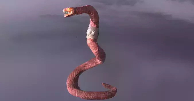 Viper Statue 1 3D model