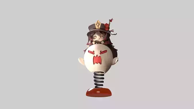 HuTao Chibi 3D print model