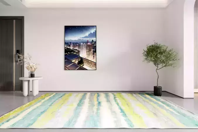 Modern Carpet Pattern Abstract 3D model