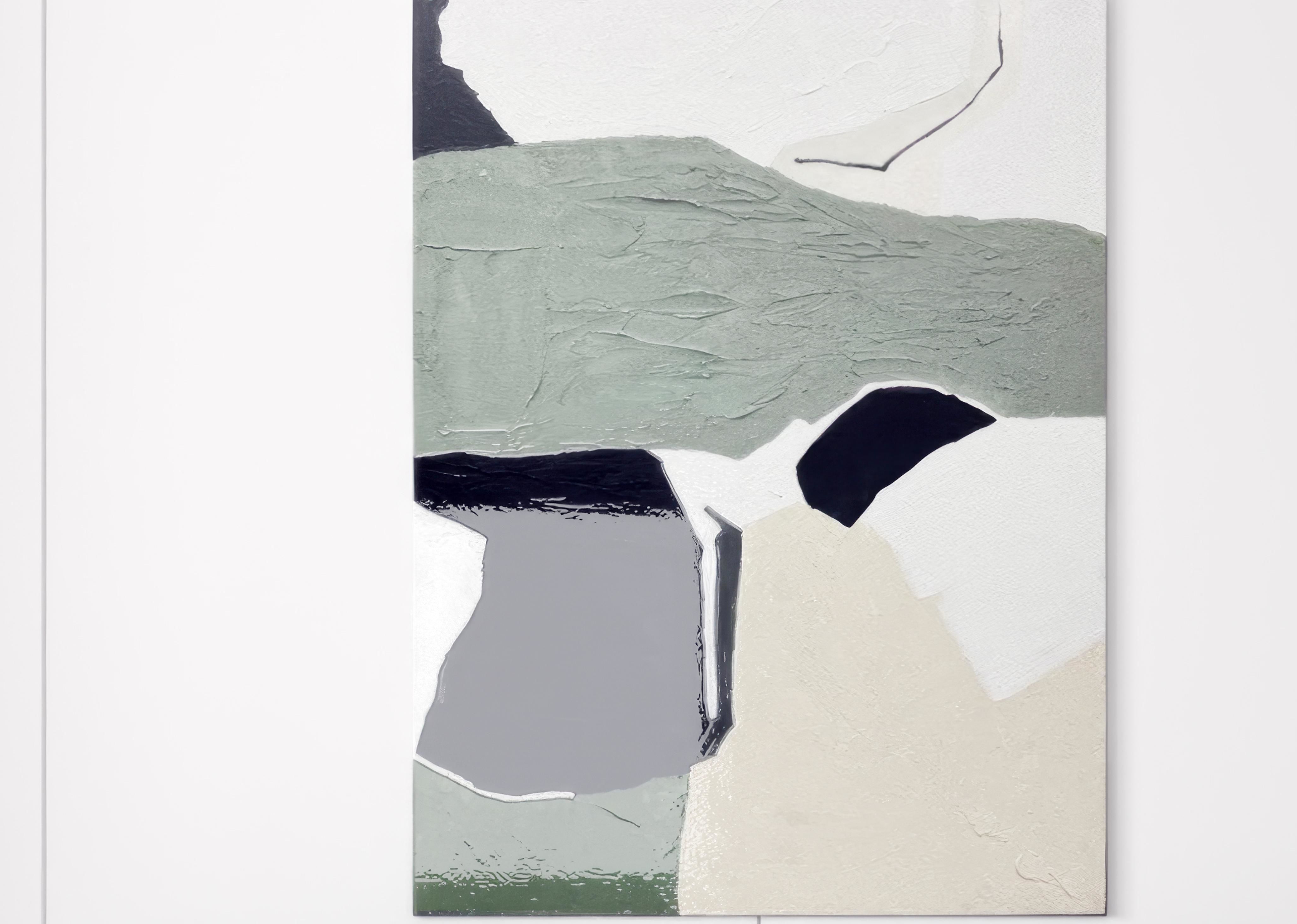 painting decorative green Modern ink 3D model_4