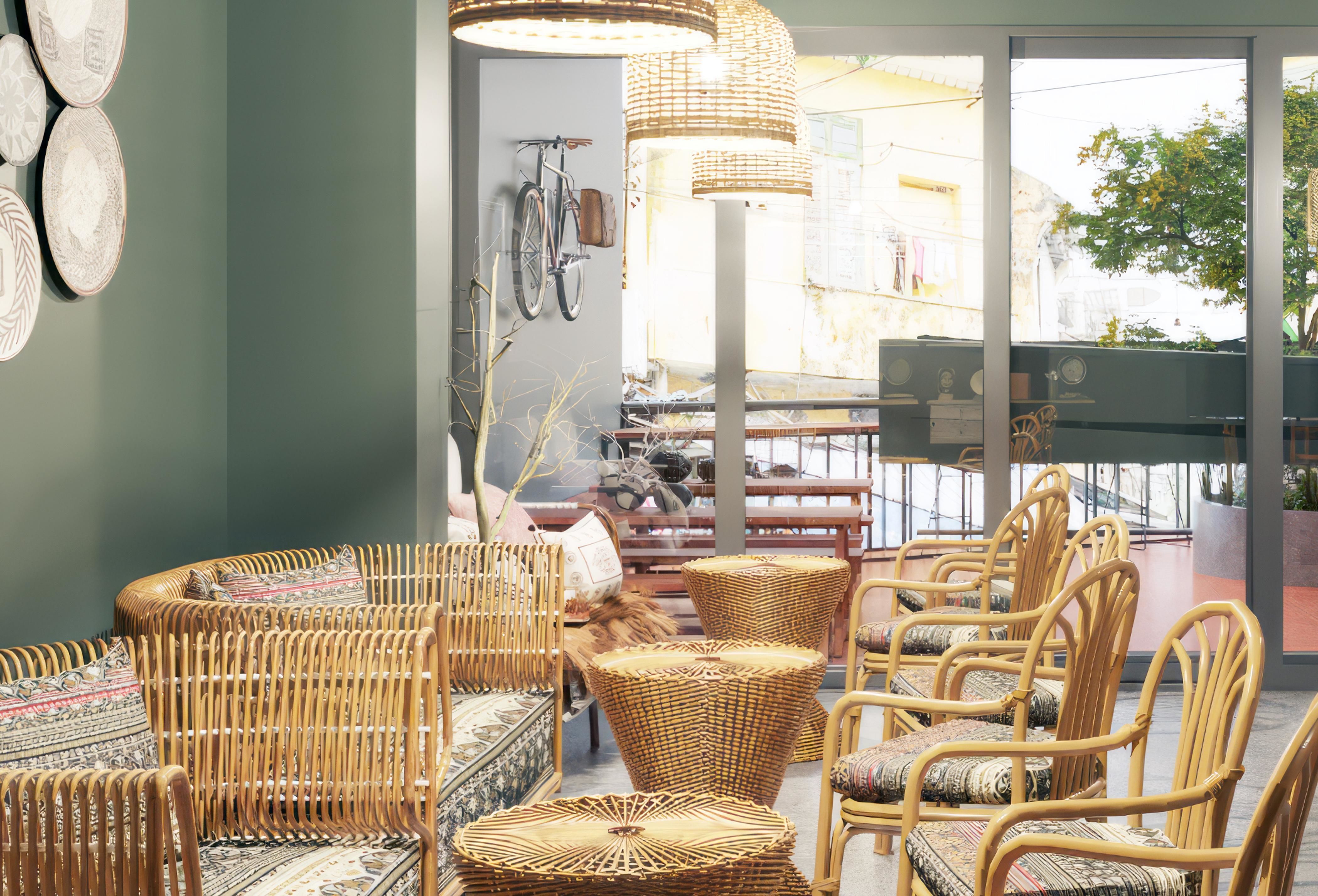 Modern coffee shop 3D model_2