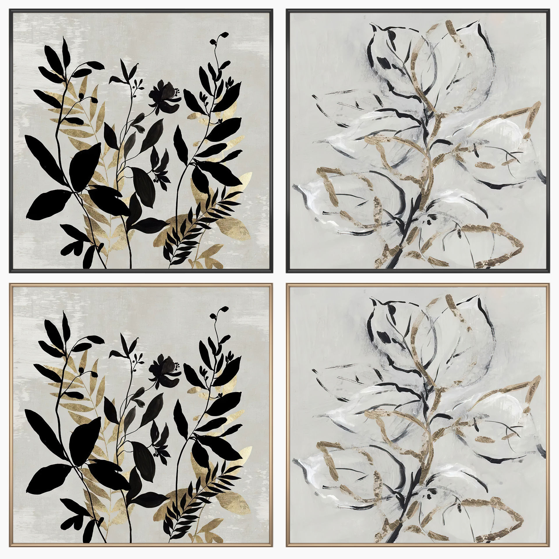 Wall Art Set 4153 3D model_1
