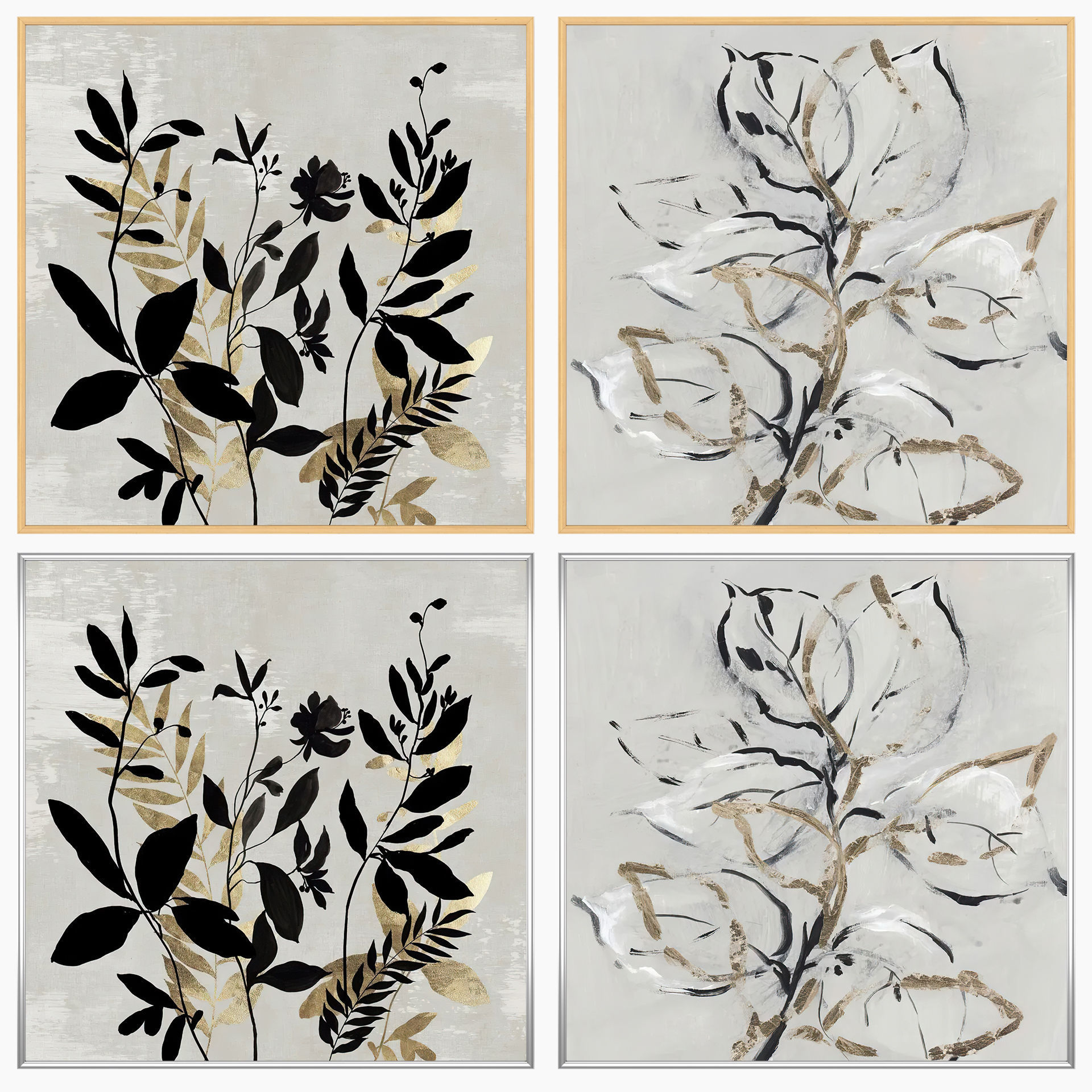 Wall Art Set 4153 3D model_2
