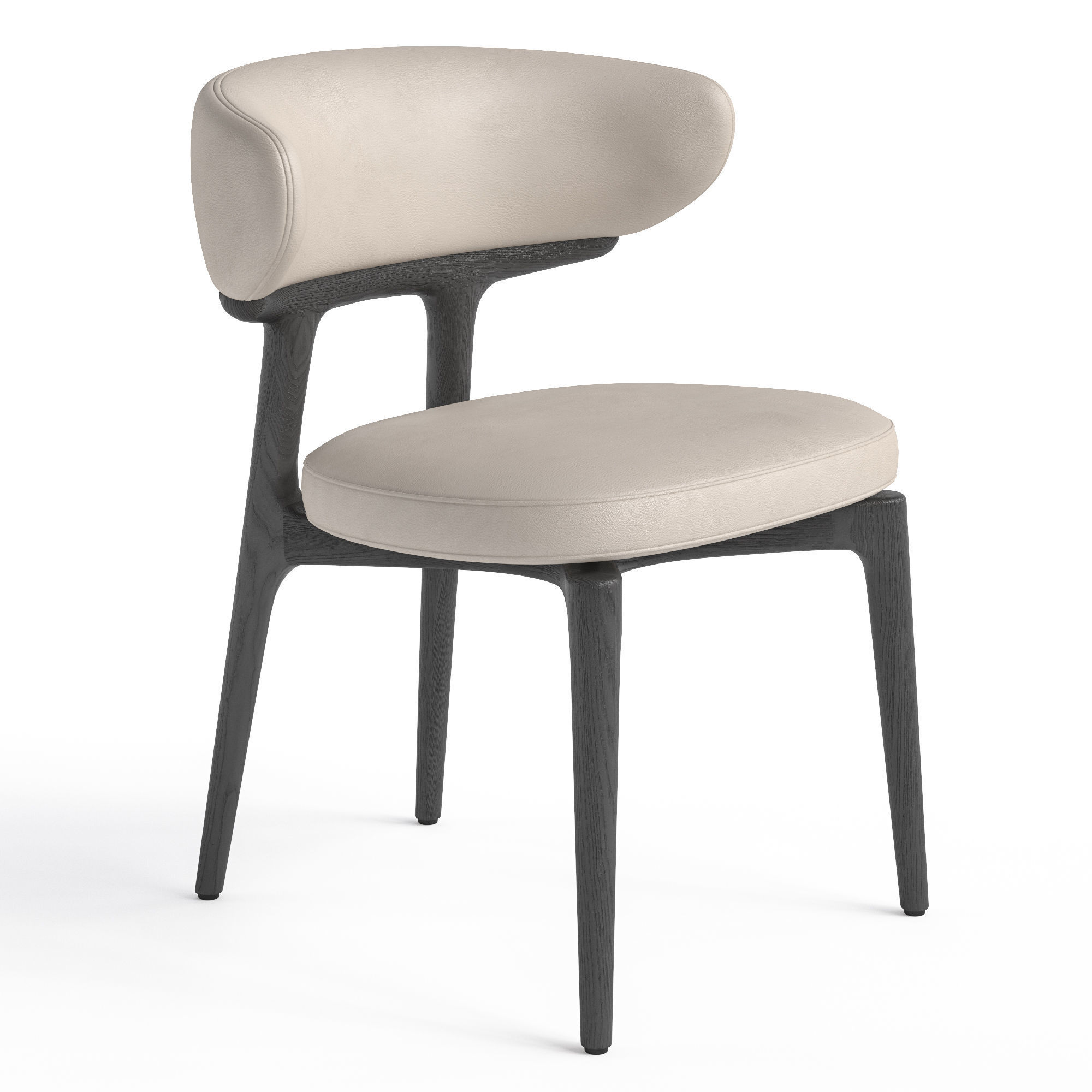 Baxter Clotilde chair 3D model_3