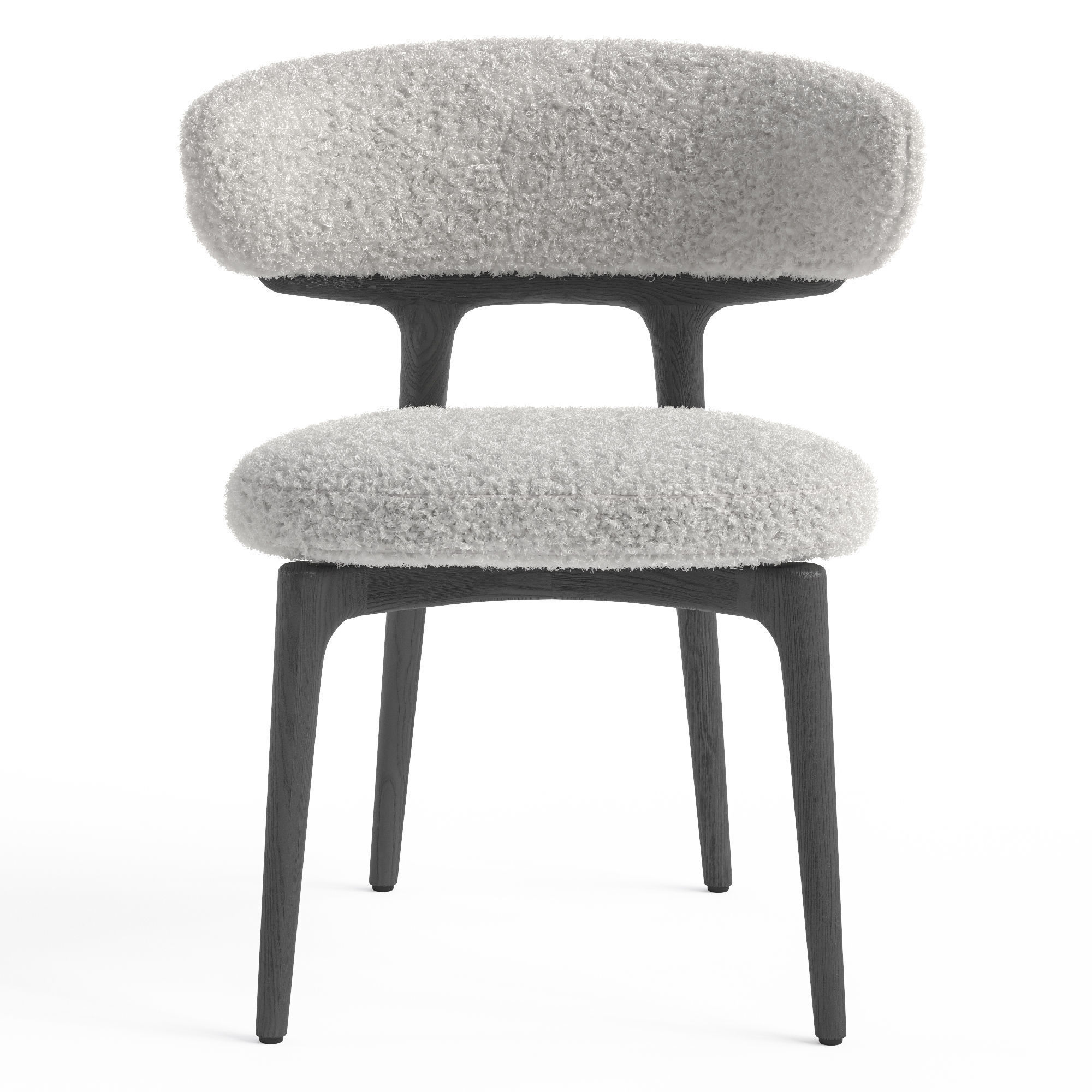 Baxter Clotilde chair 3D model_2