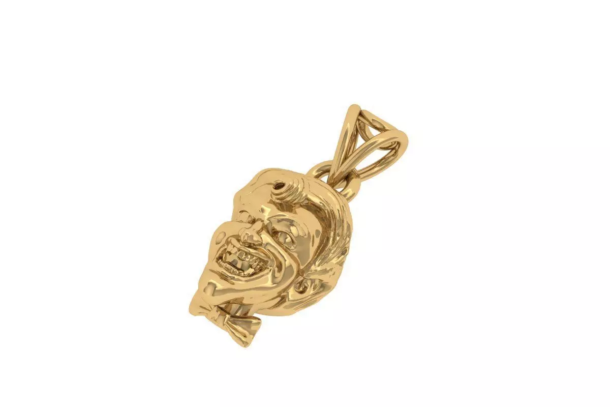 Joker Pandent 3D print model_0