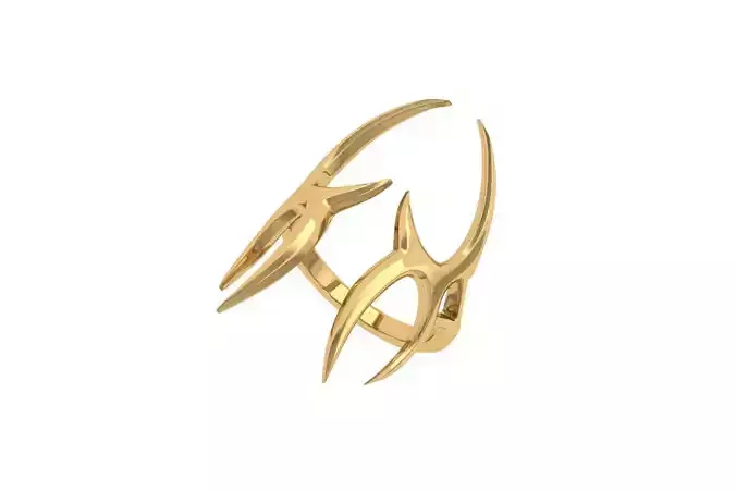  Loki Helmet Shaped Unisex Ring  3D print model