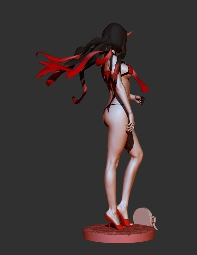 Nezuko Bikini 3D print model_3