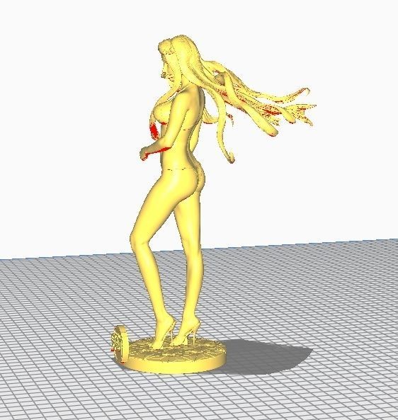 Nezuko Bikini 3D print model_10