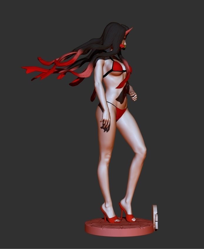 Nezuko Bikini 3D print model_4