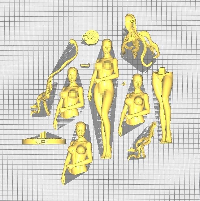 Nezuko Bikini 3D print model_8