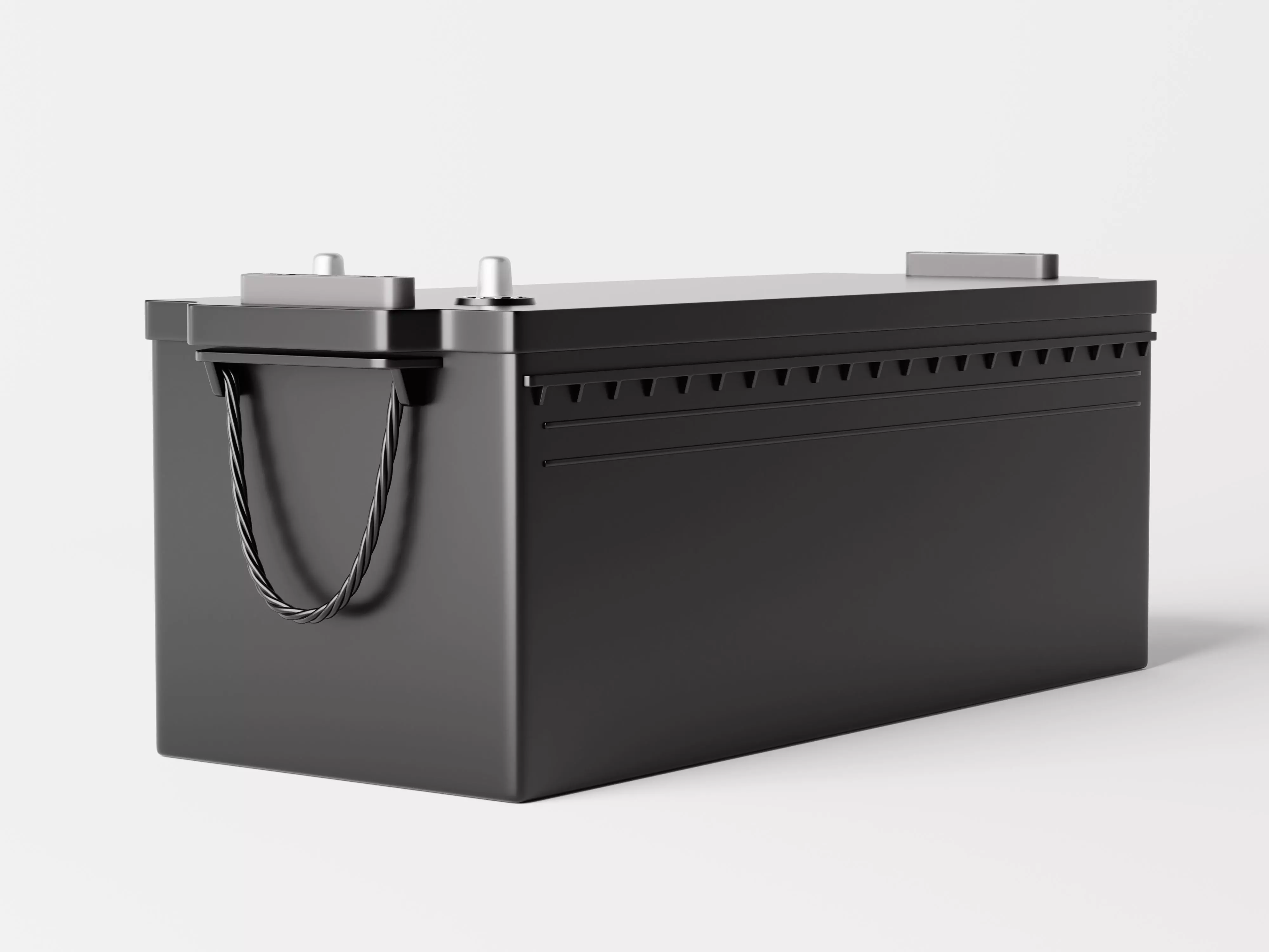 Car Battery or Lead Acid Battery or Solar Battery Low-poly 3D model
