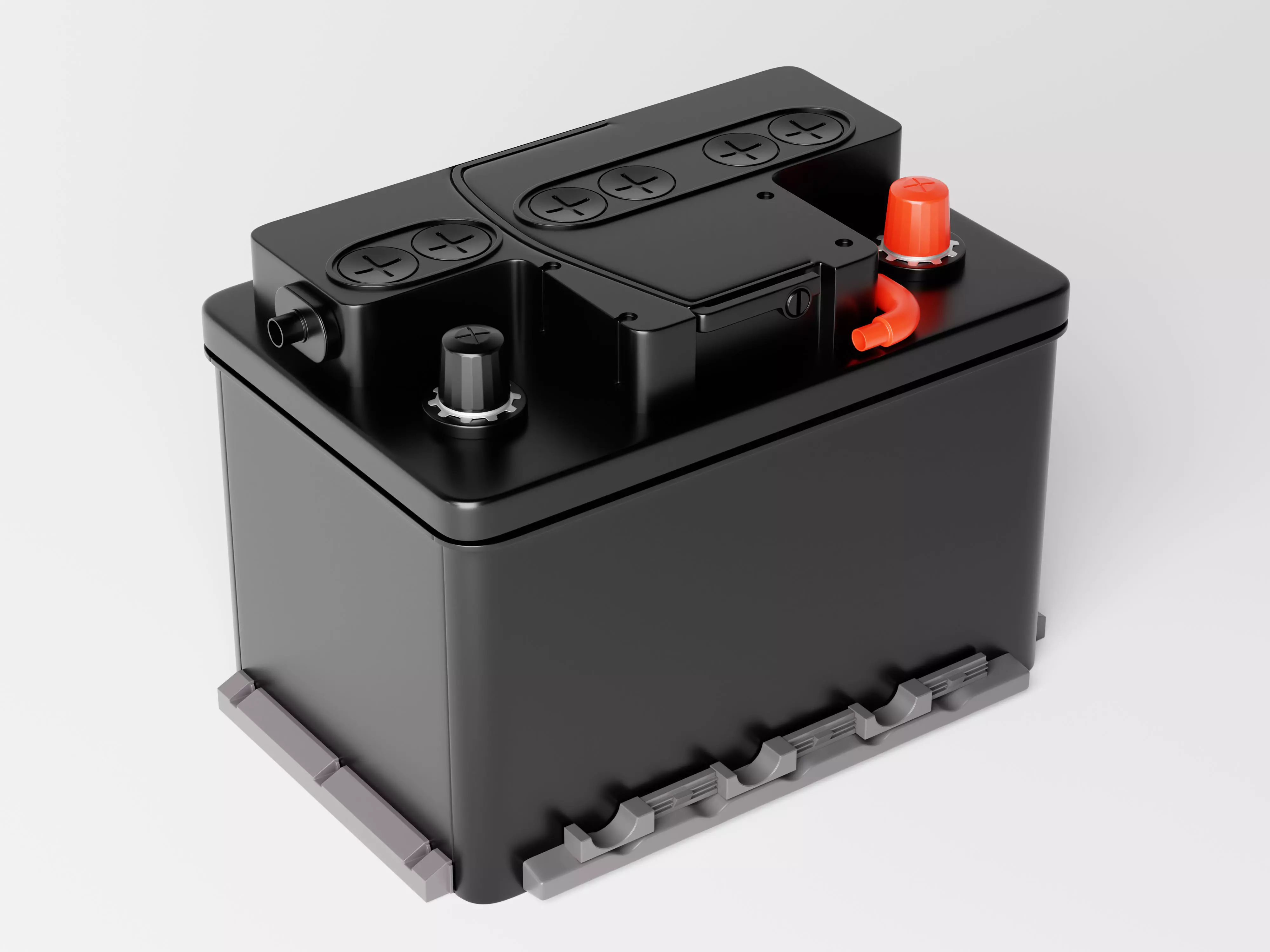 Car Battery or Lead Acid Battery or Solar Battery Low-poly 3D model