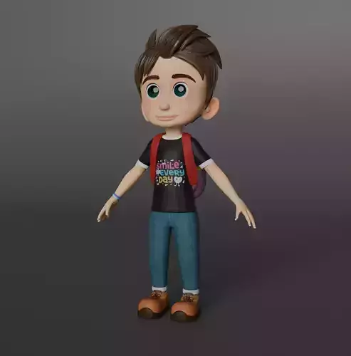 boy cartoon character 