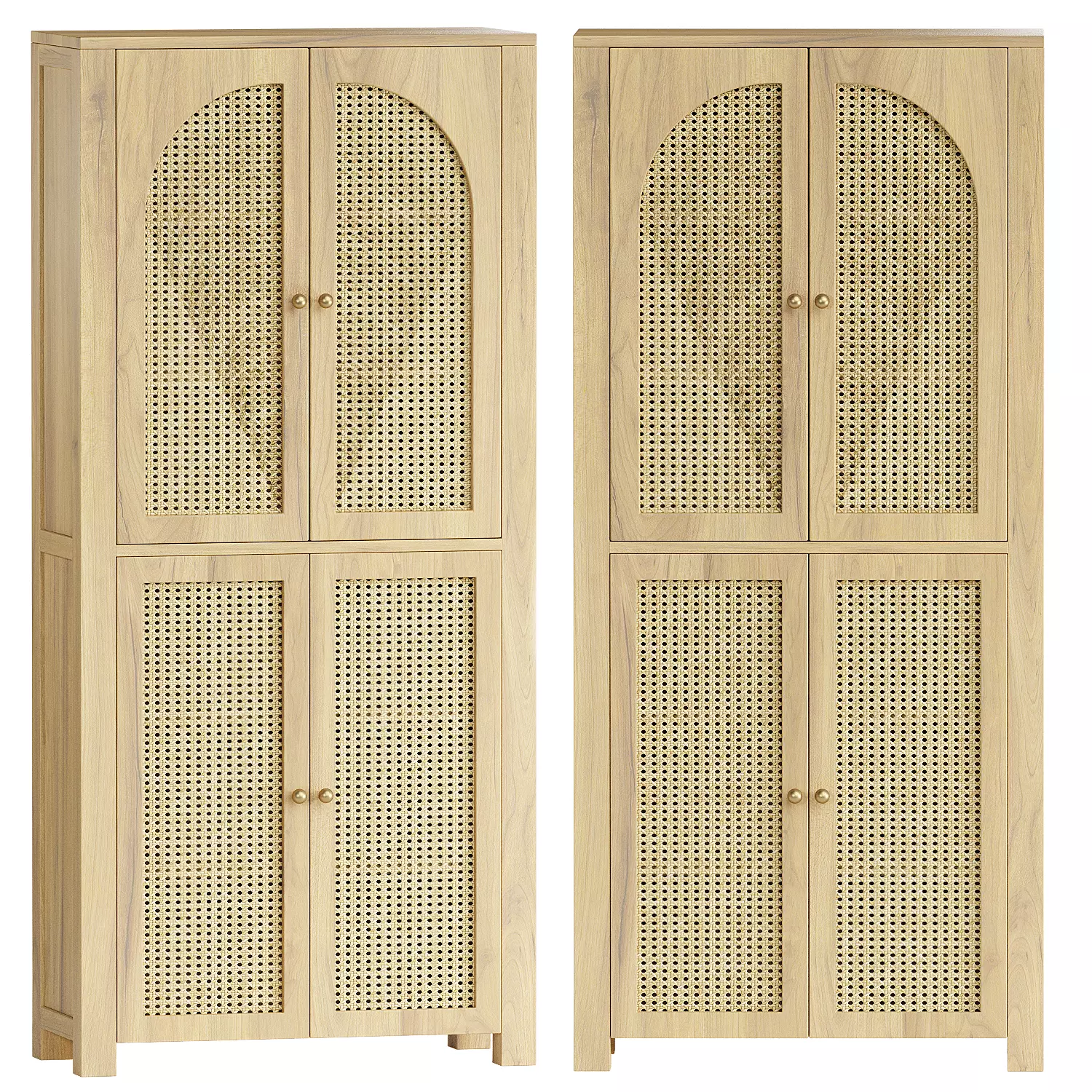 Cane Arches Tall Cabinet 3D model