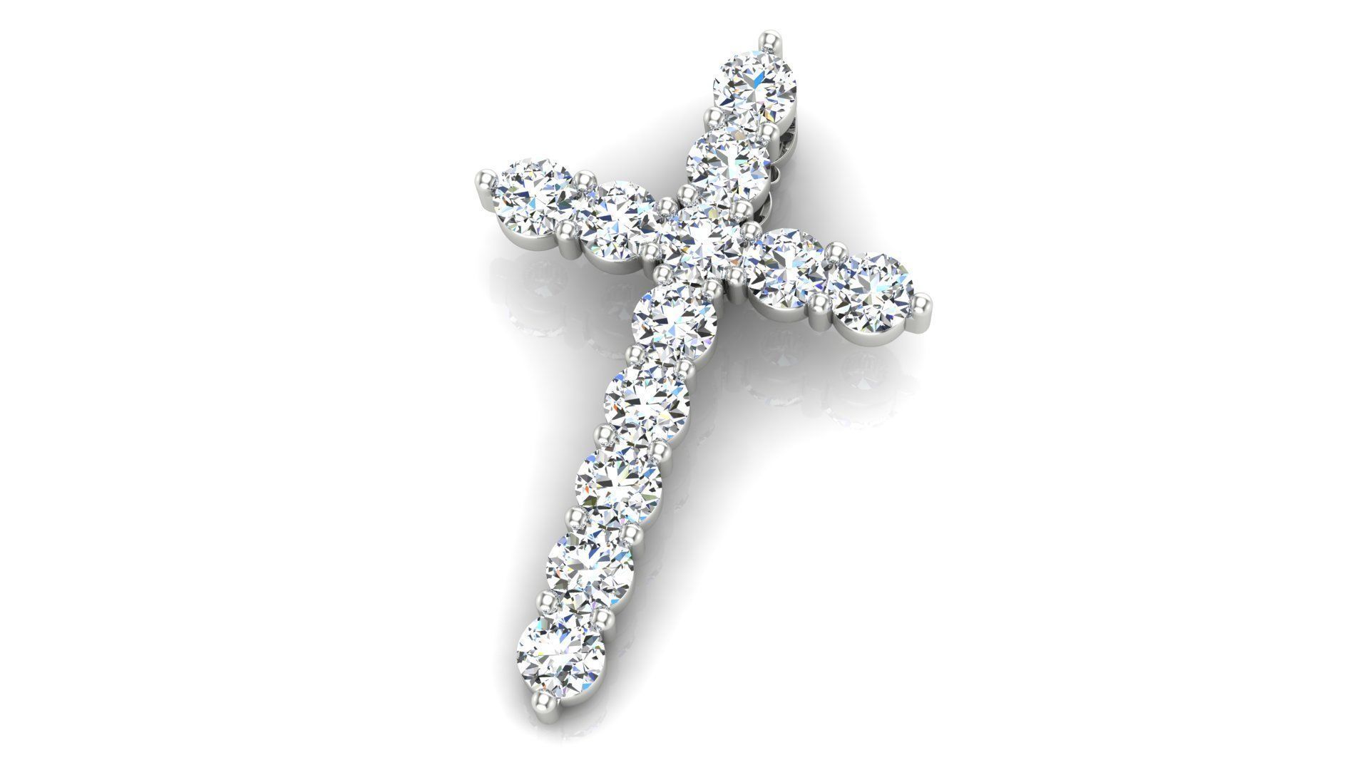 Cross Pendant 3D print model_1