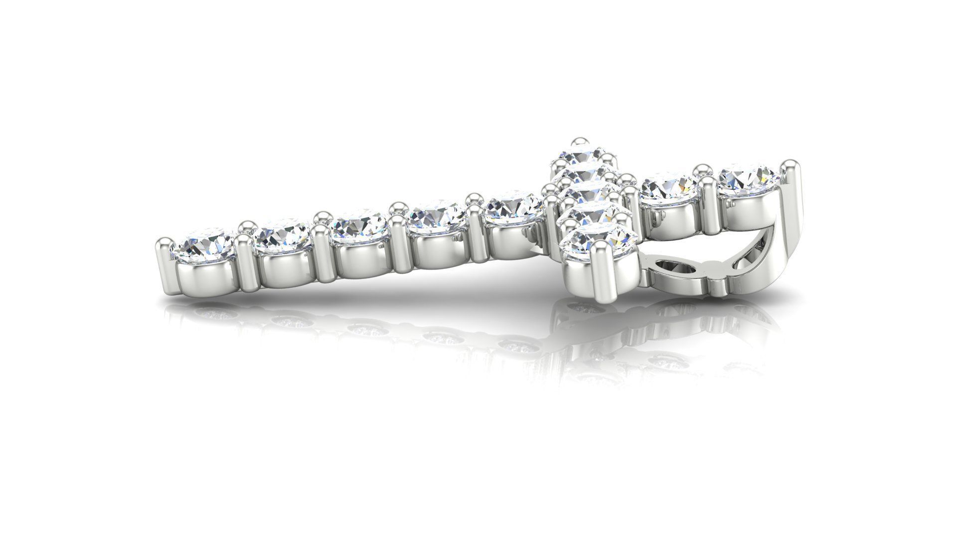 Cross Pendant 3D print model_2