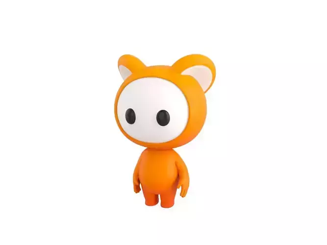 Character256 Rigged Mascot 3D model