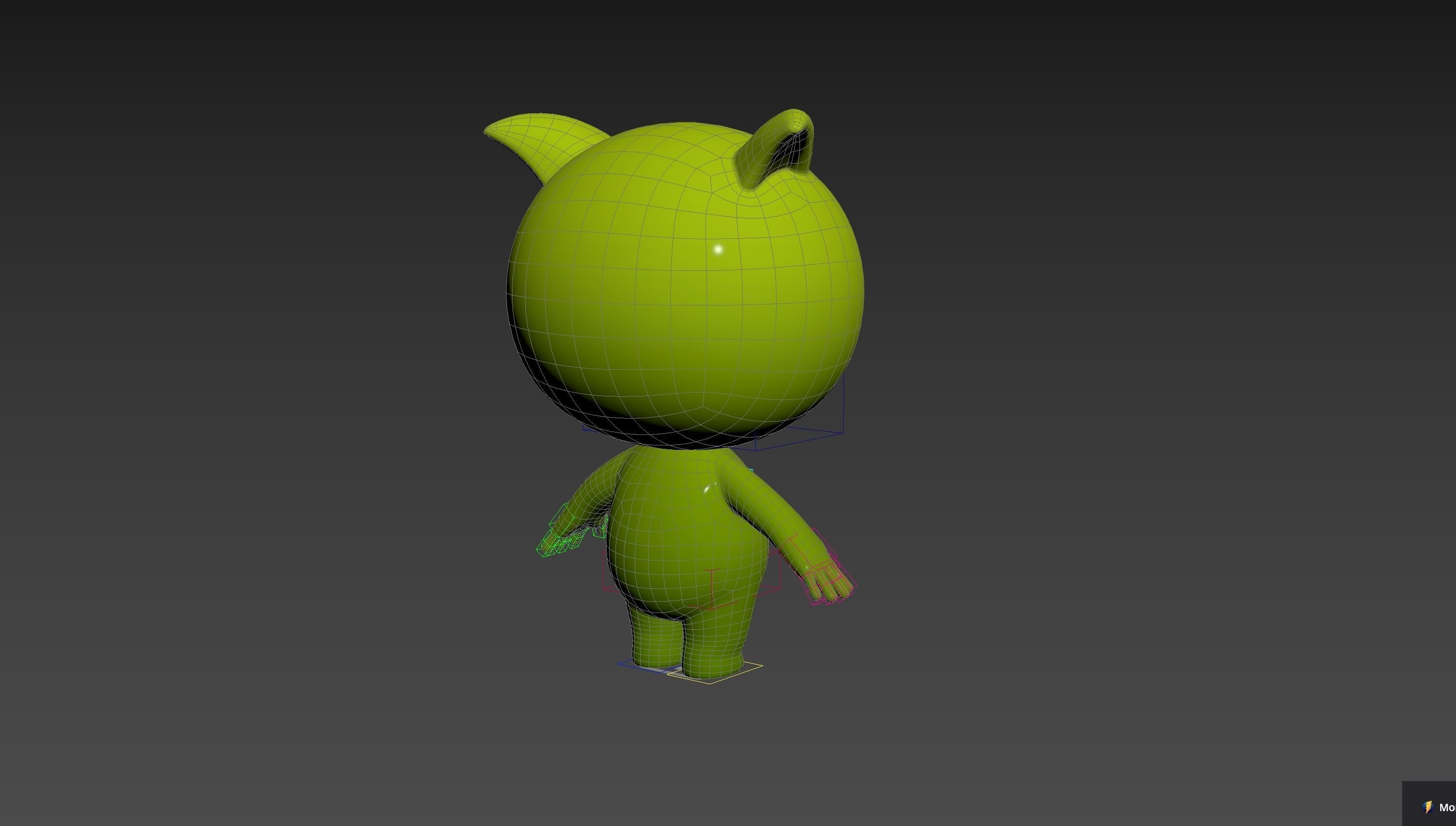 Character257 Rigged Mascot 3D model rigged | CGTrader