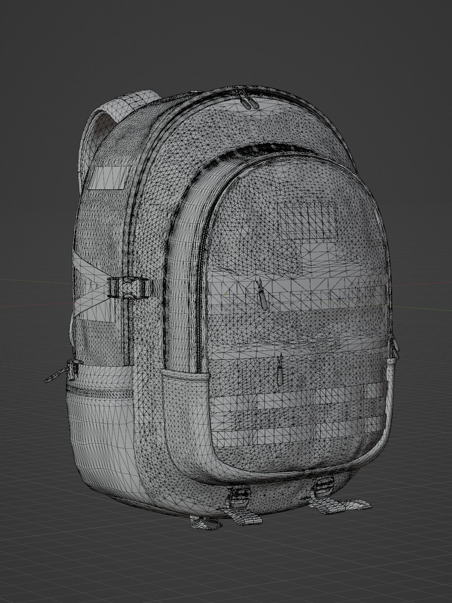 Backpack HAKKI 3D model_4