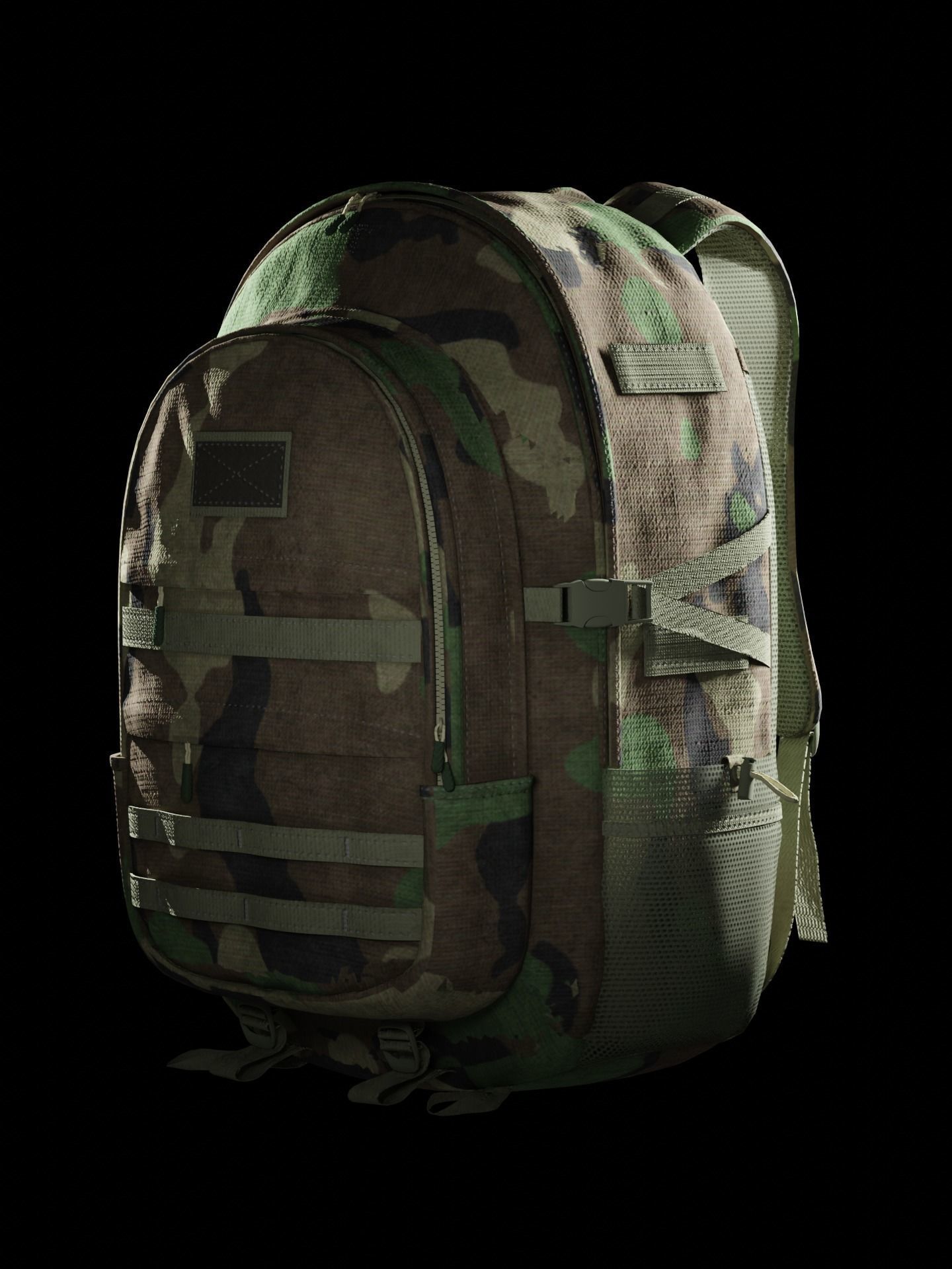 Backpack HAKKI 3D model_1