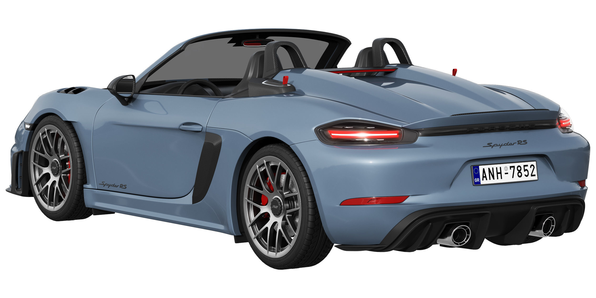 Porsche 718 Spyder RS 2024 3D model_4