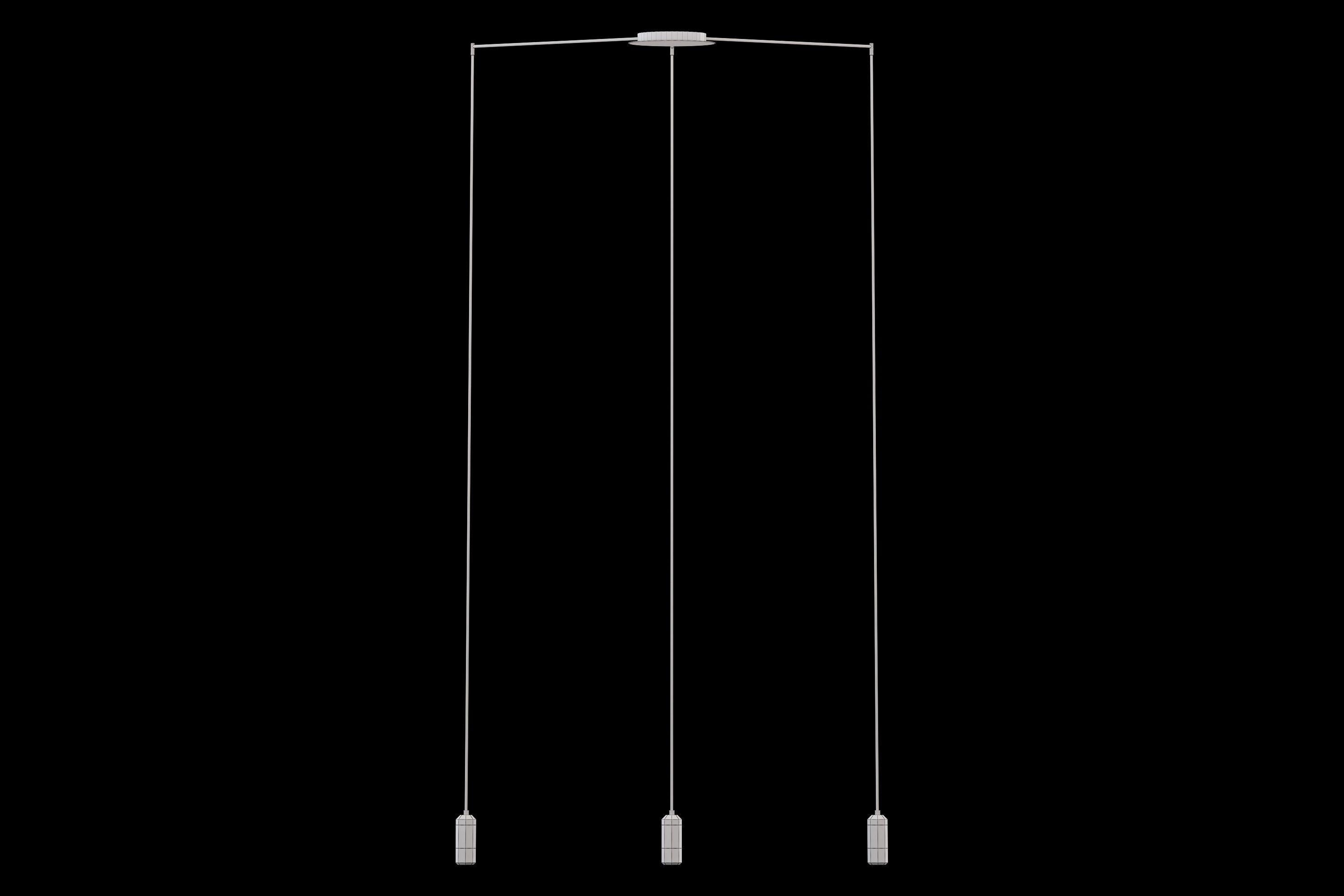 Wireflow free-form pendant light 3D model_2