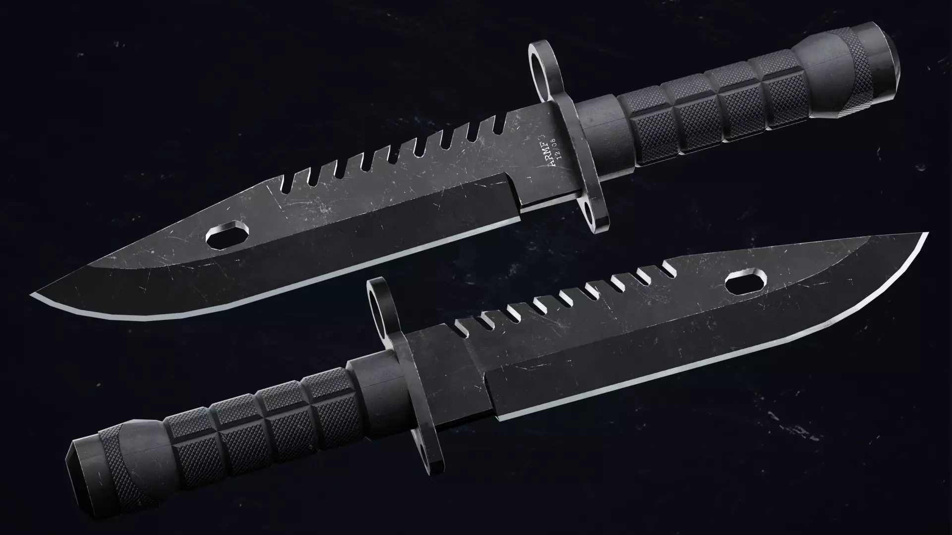 Knife Free 3D model
