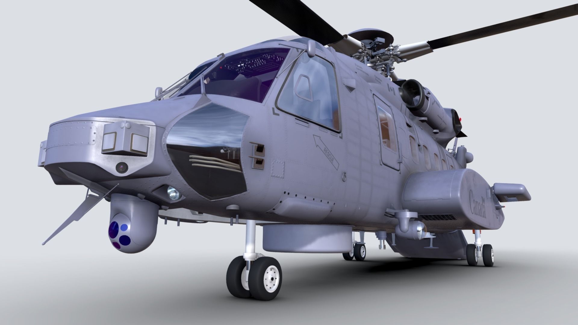 Sikorsky CH-148 Cyclone Extremely Detailed 3D model_1