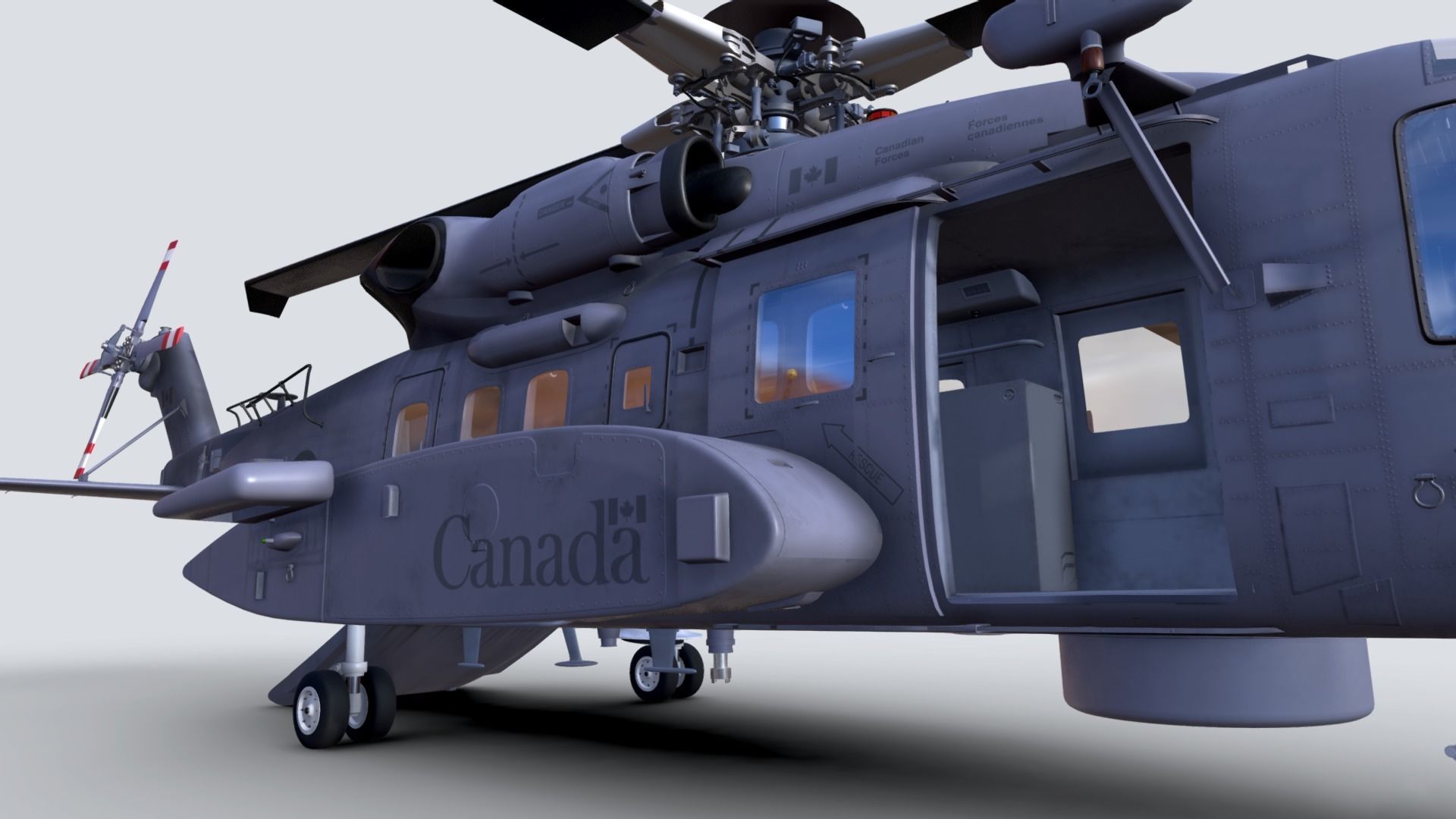 Sikorsky CH-148 Cyclone Extremely Detailed 3D model_2