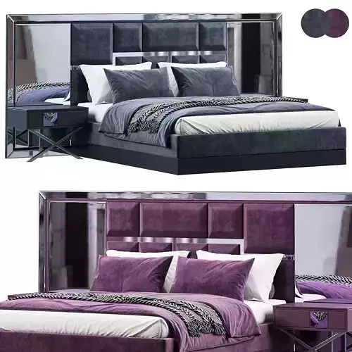 Everest Metal Bed By Evgor Collection 3D model