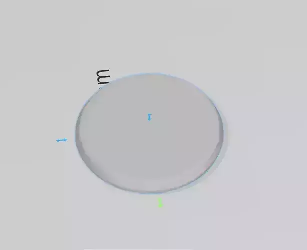 Simple round base for miniature figurine Free 3D print model