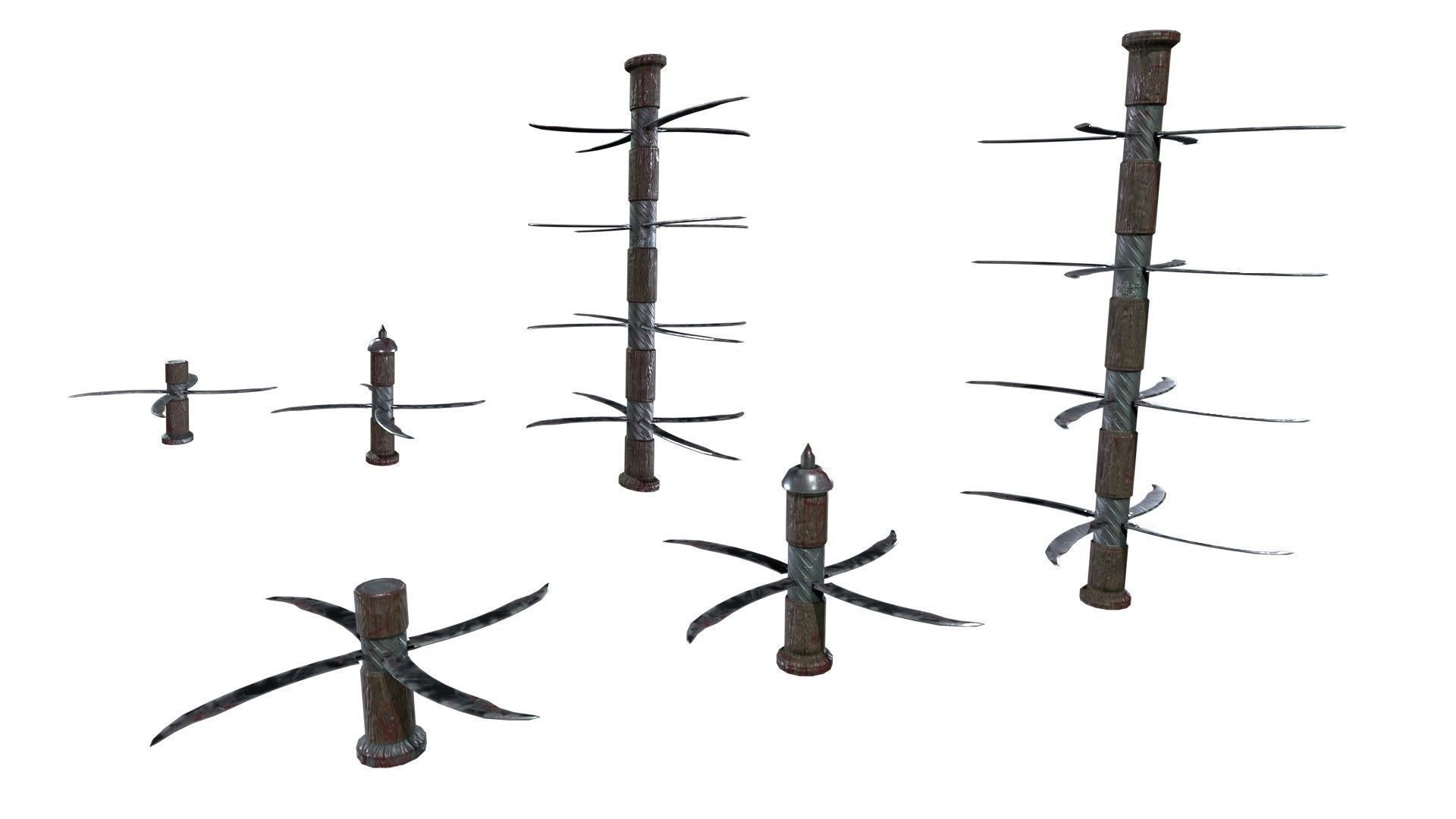 Medieval   Trap Pack  Low-poly 3D model_2