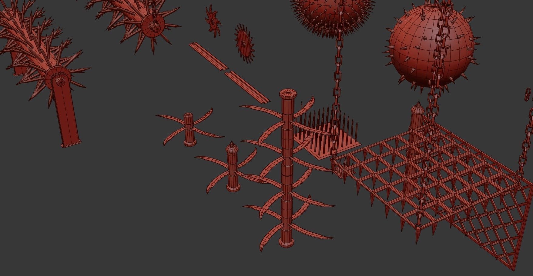 Medieval   Trap Pack  Low-poly 3D model_36