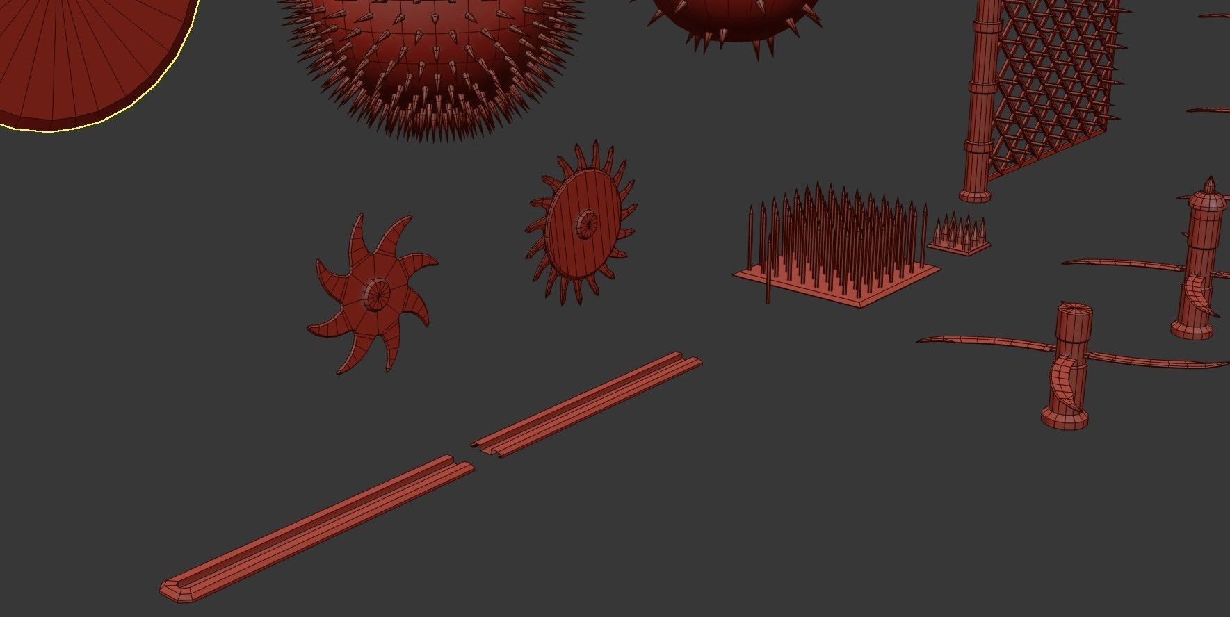 Medieval   Trap Pack  Low-poly 3D model_38