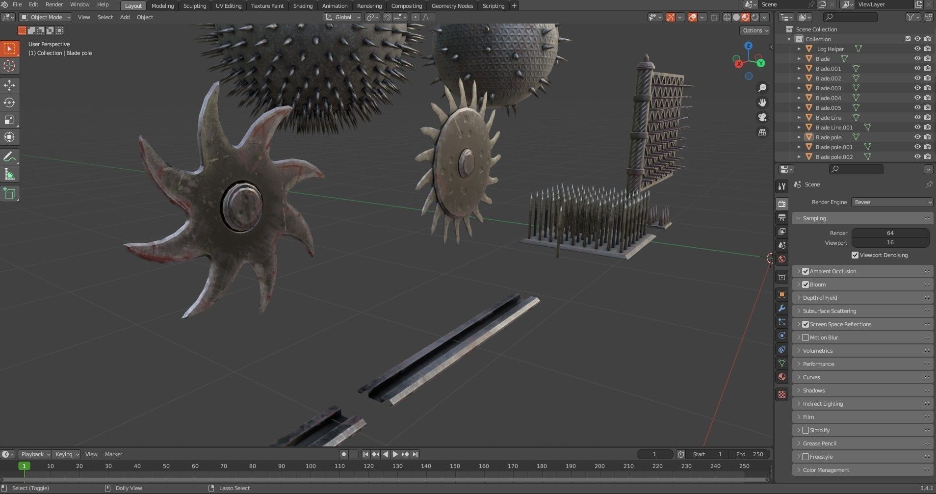 Medieval   Trap Pack  Low-poly 3D model_31