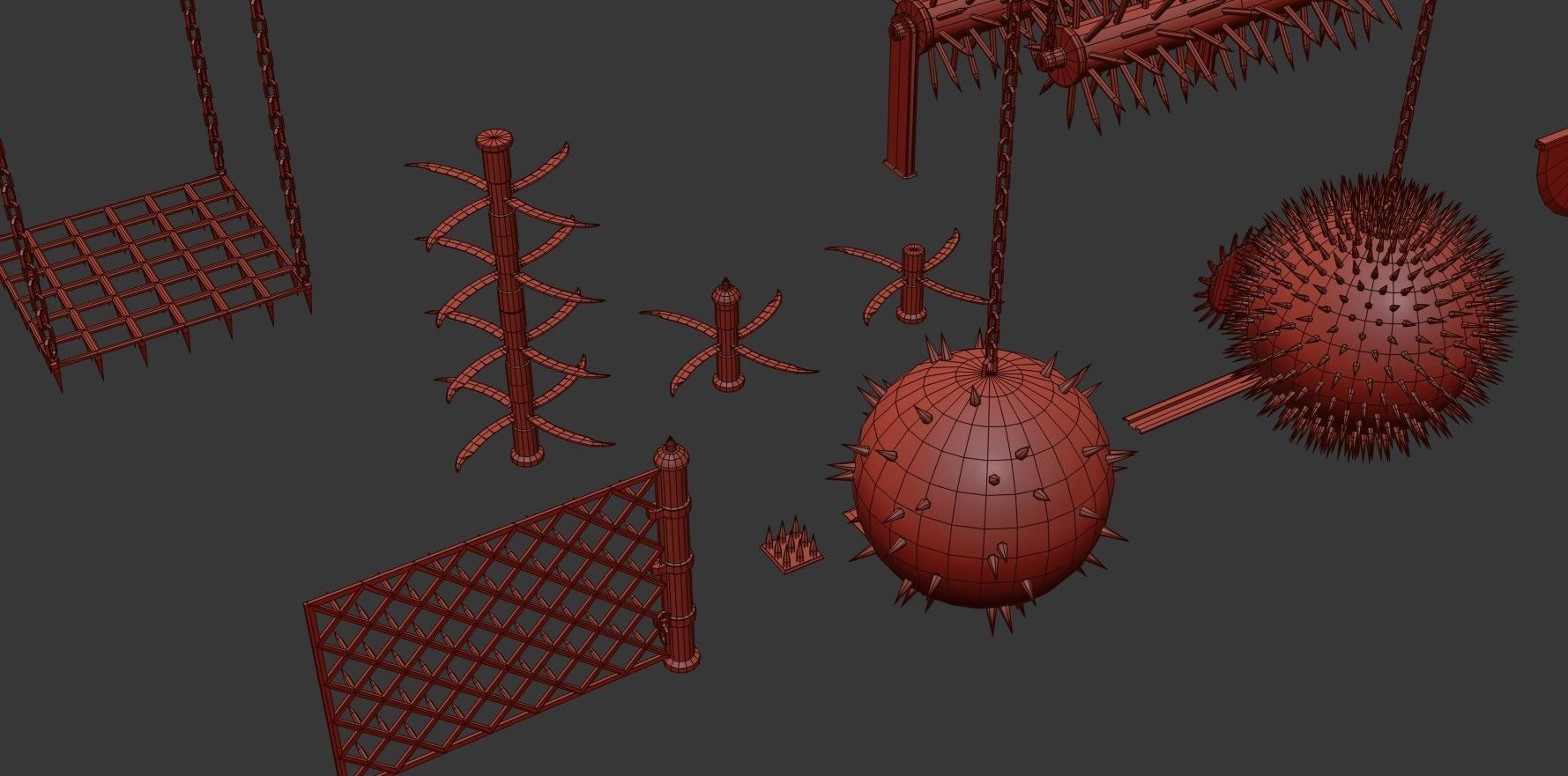 Medieval   Trap Pack  Low-poly 3D model_37