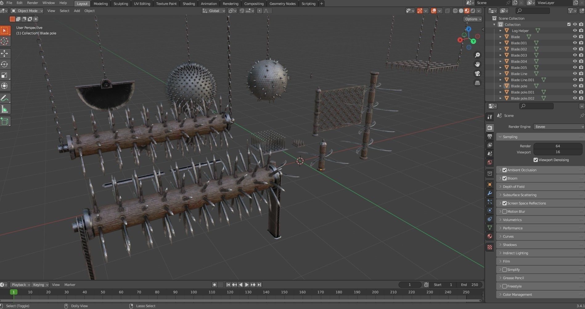 Medieval   Trap Pack  Low-poly 3D model_33