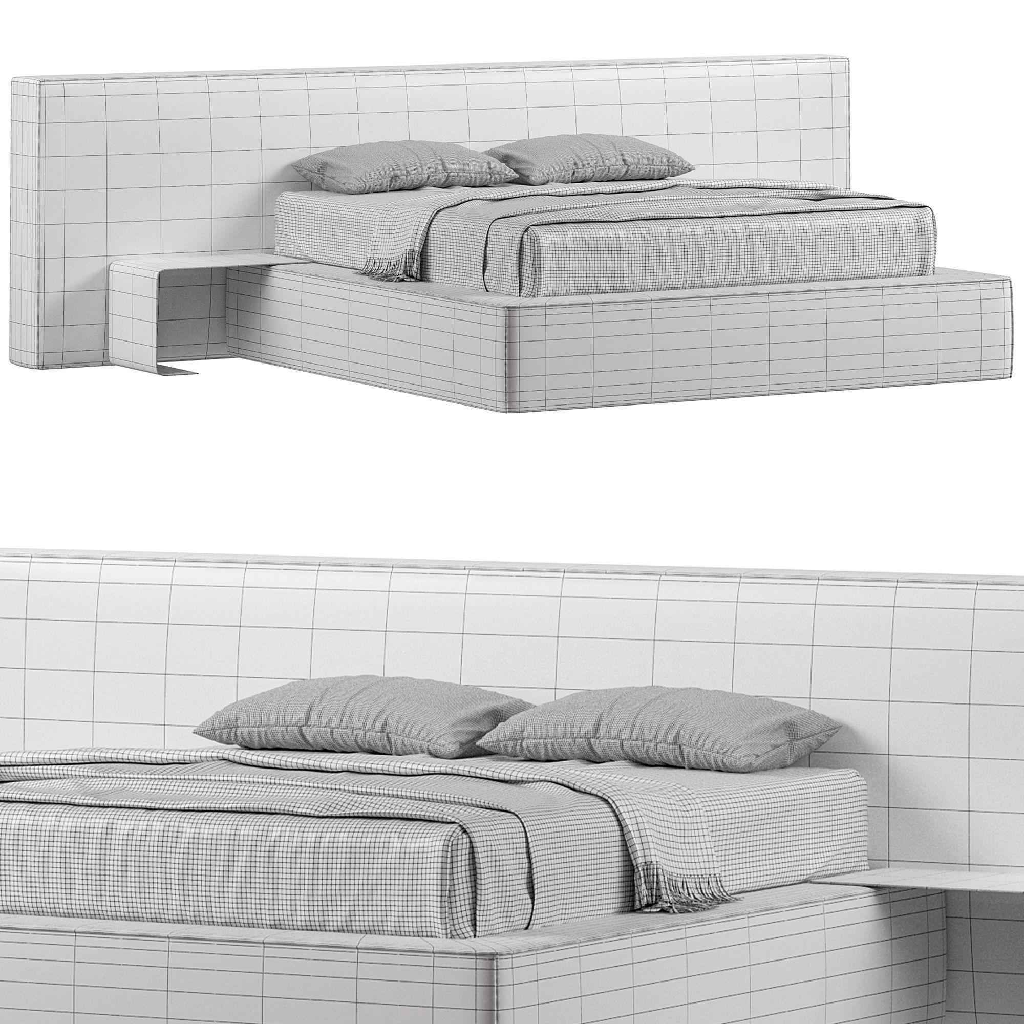 SEAMUS BED BY NOHO COLLECTION 3D model_2