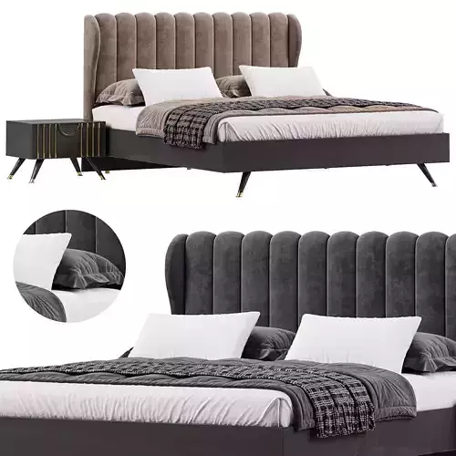 Mona Bed By Akyuz Mobilya Collection