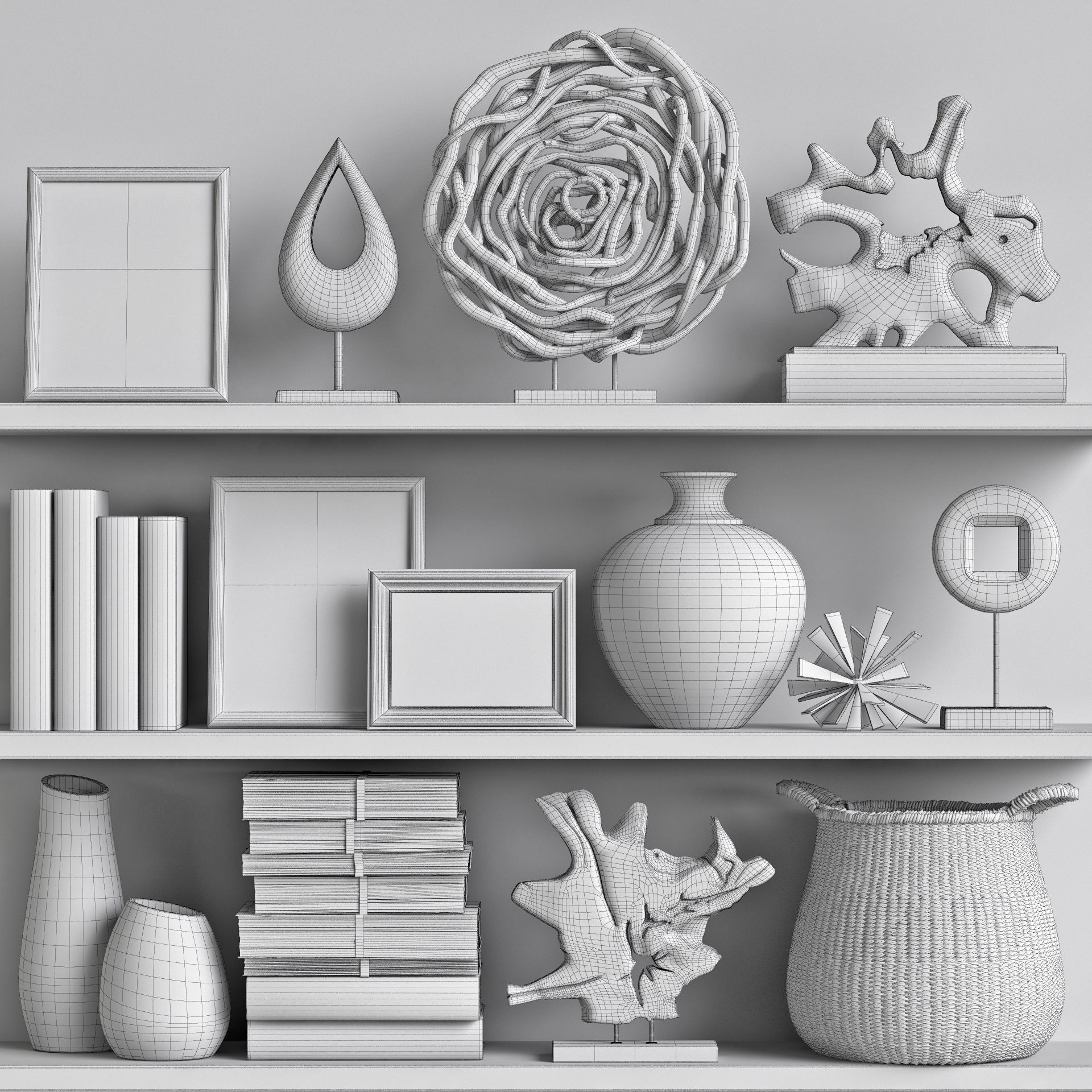 Decor Set 190 3D model_6
