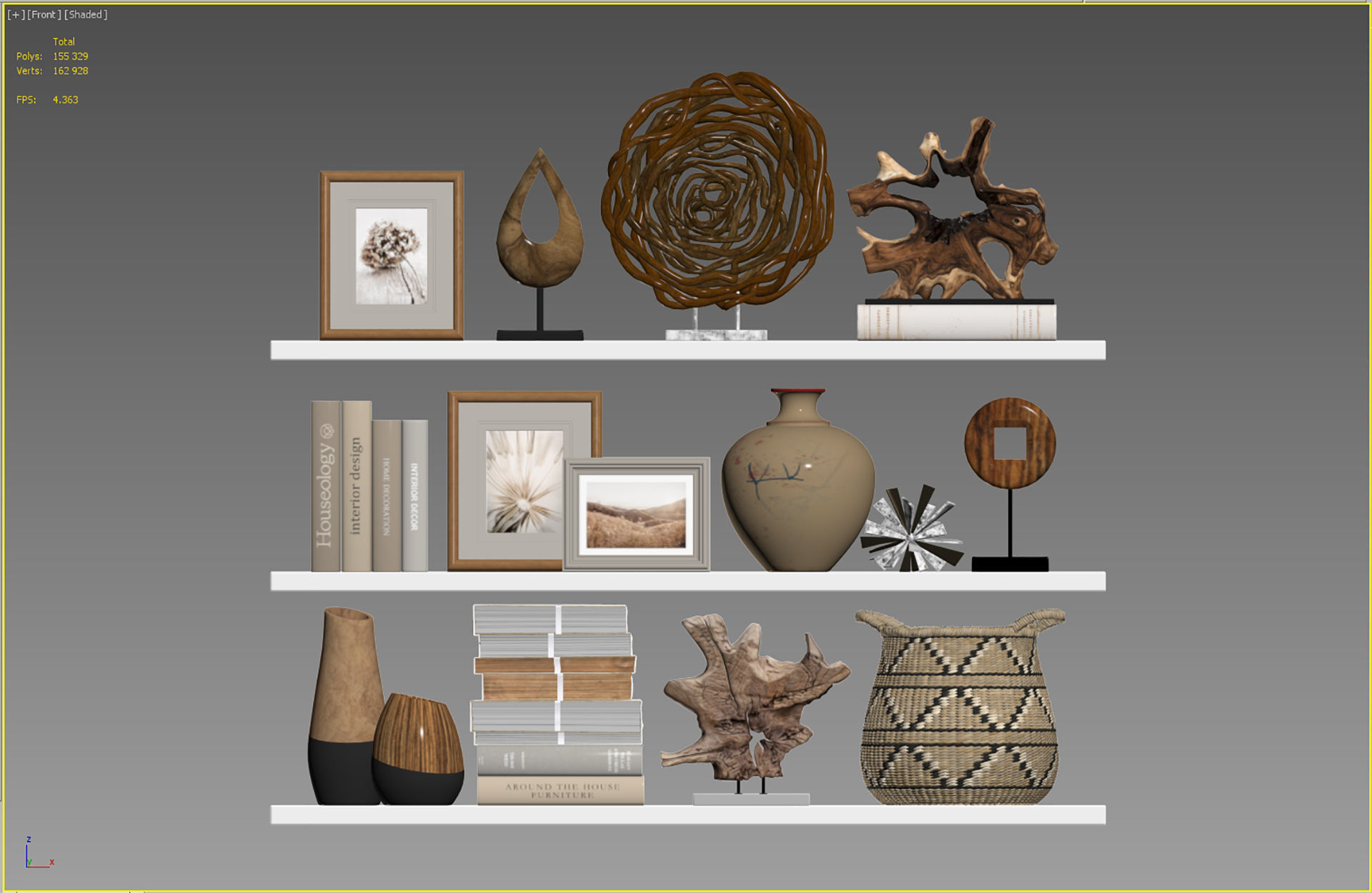 Decor Set 190 3D model_5
