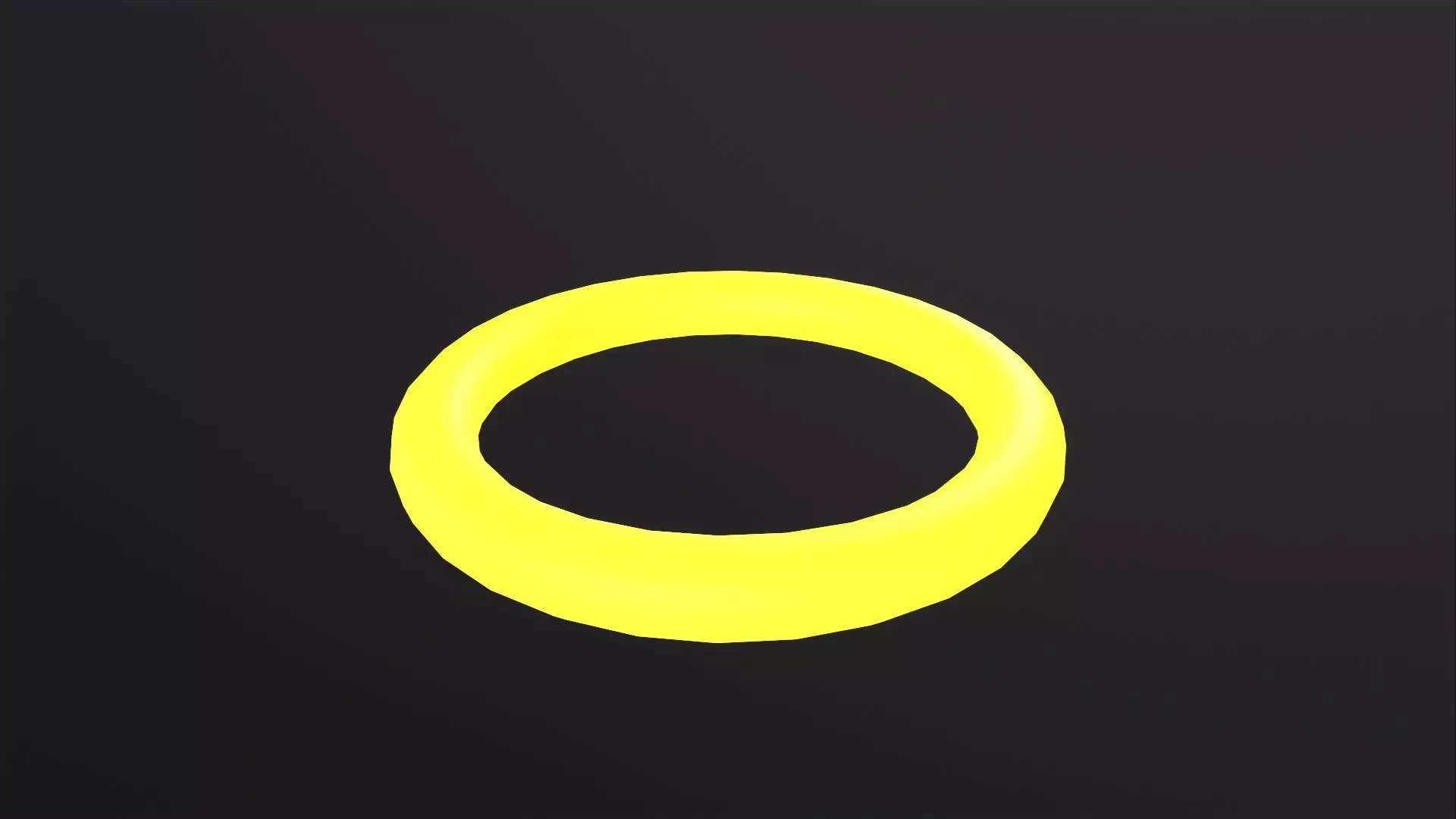 Angel Halo 3D Model Low-poly 3D model_0