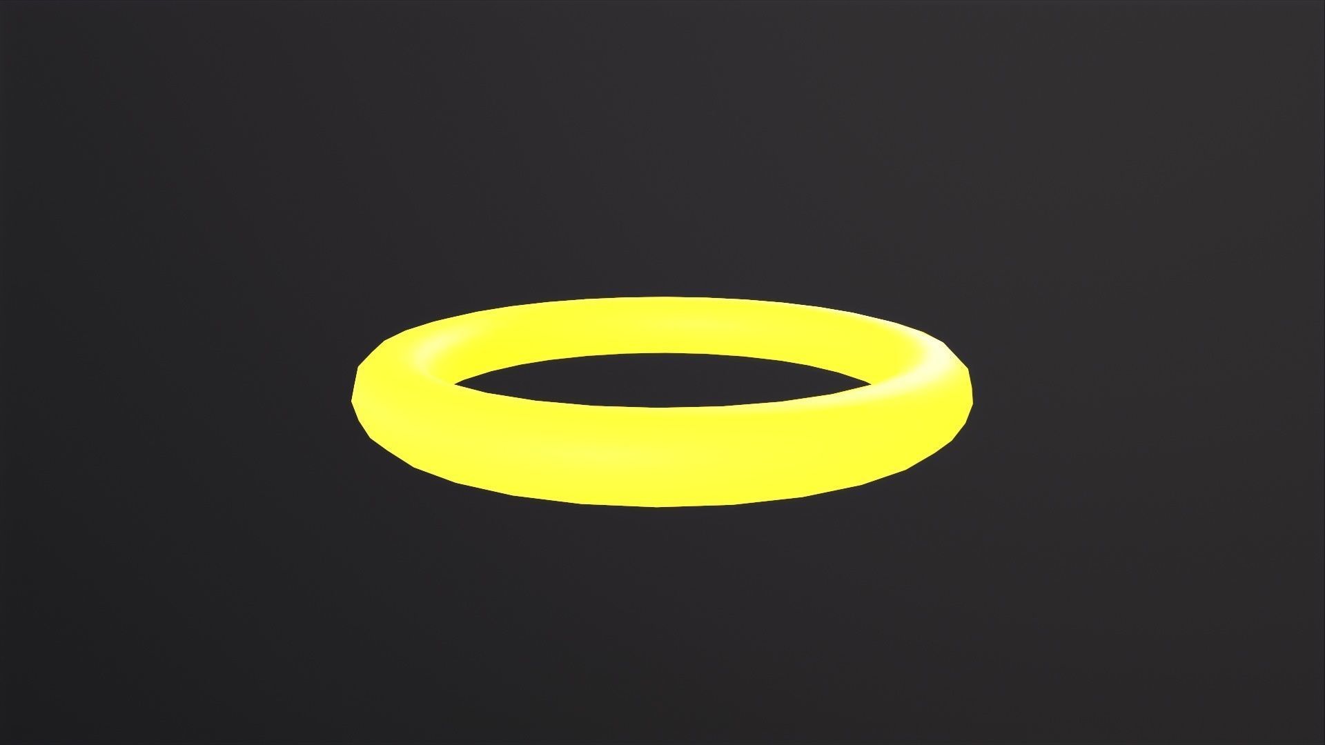 Angel Halo 3D Model Low-poly 3D model_2