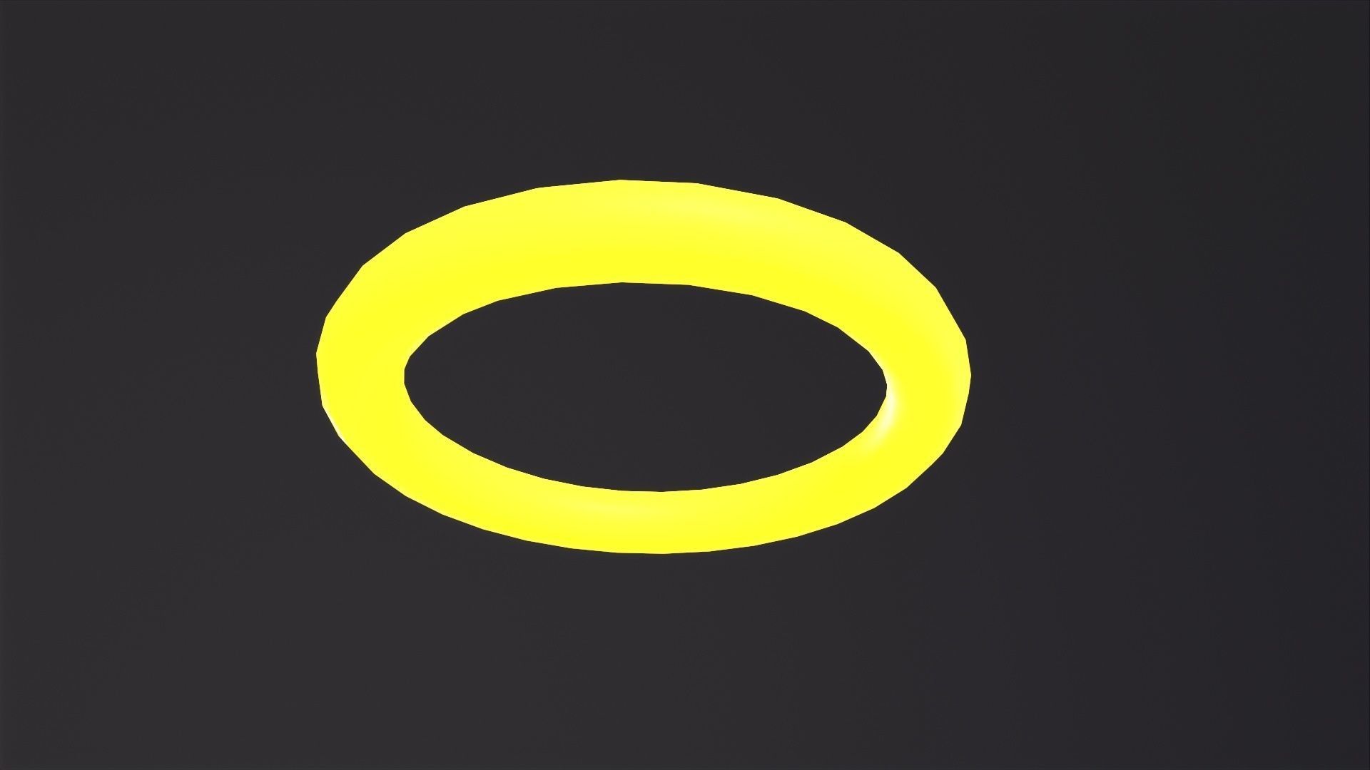 Angel Halo 3D Model Low-poly 3D model_5