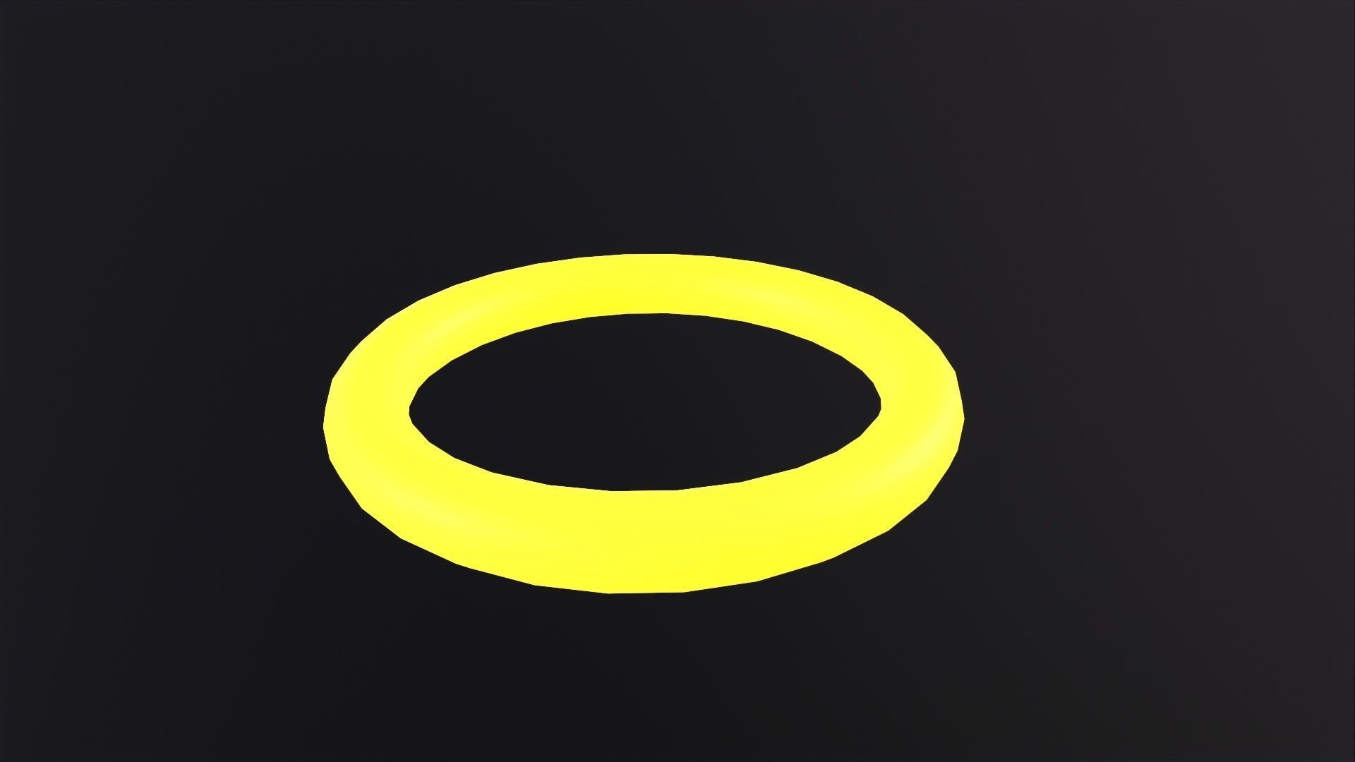 Angel Halo 3D Model Low-poly 3D model_3