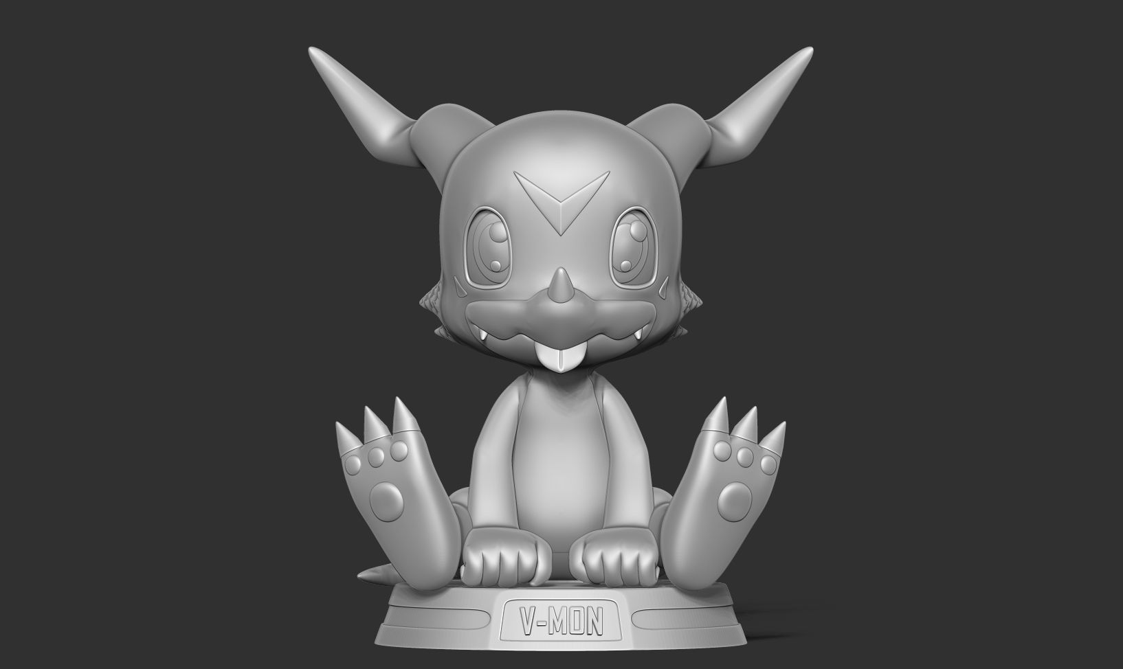 Veemon - Digimon Adventure 3D print model_8
