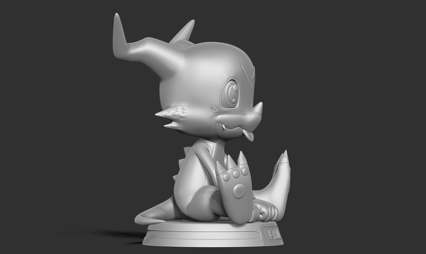 Veemon - Digimon Adventure 3D print model_12