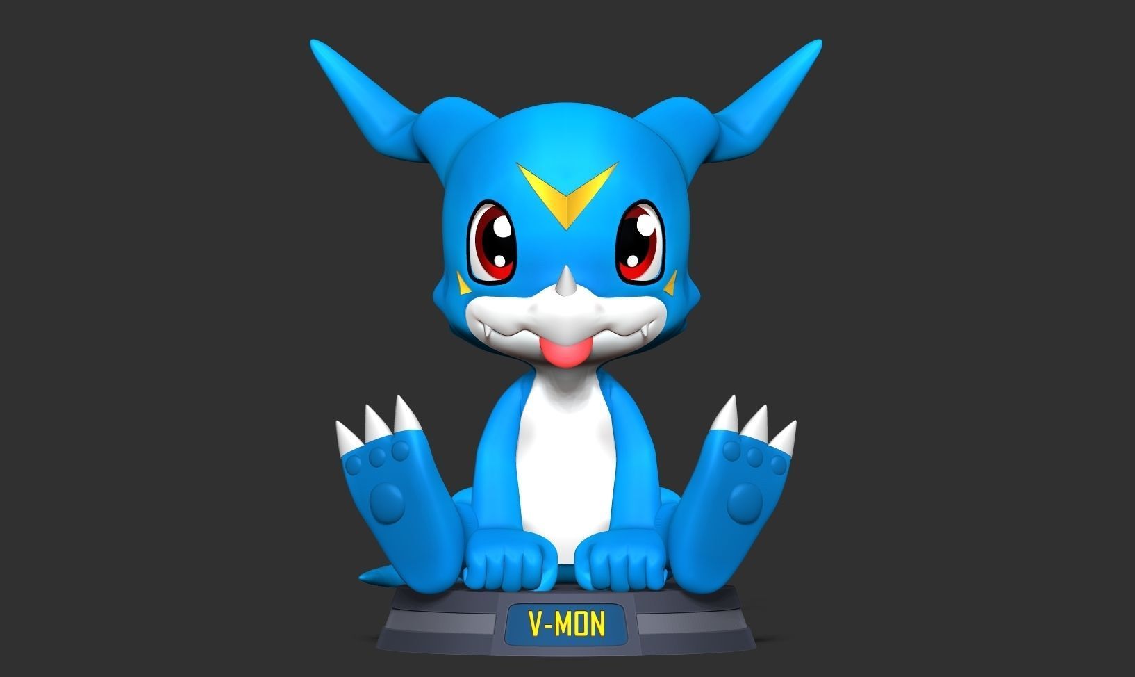 Veemon - Digimon Adventure 3D print model_7